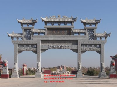 陵園石牌樓公墓大門(mén)牌坊圖片 陵園石牌樓農(nóng)村公墓大門(mén)設(shè)計(jì)