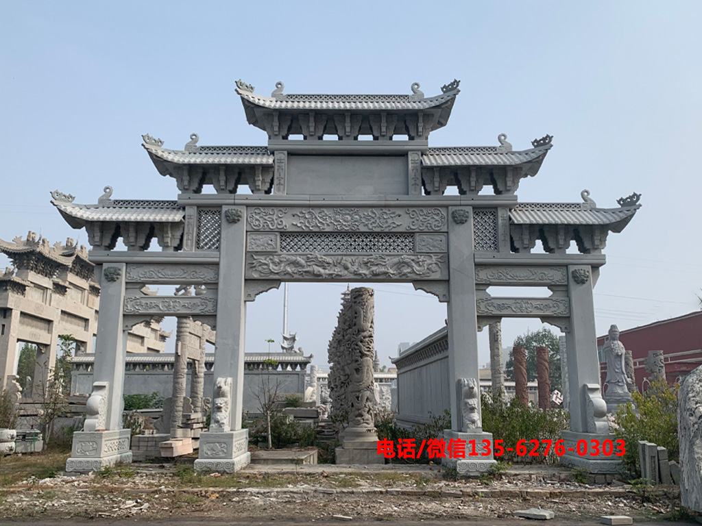 海南農(nóng)村石牌坊進(jìn)村石牌樓圖片 海南農(nóng)村石牌坊進(jìn)村石牌樓圖片大全